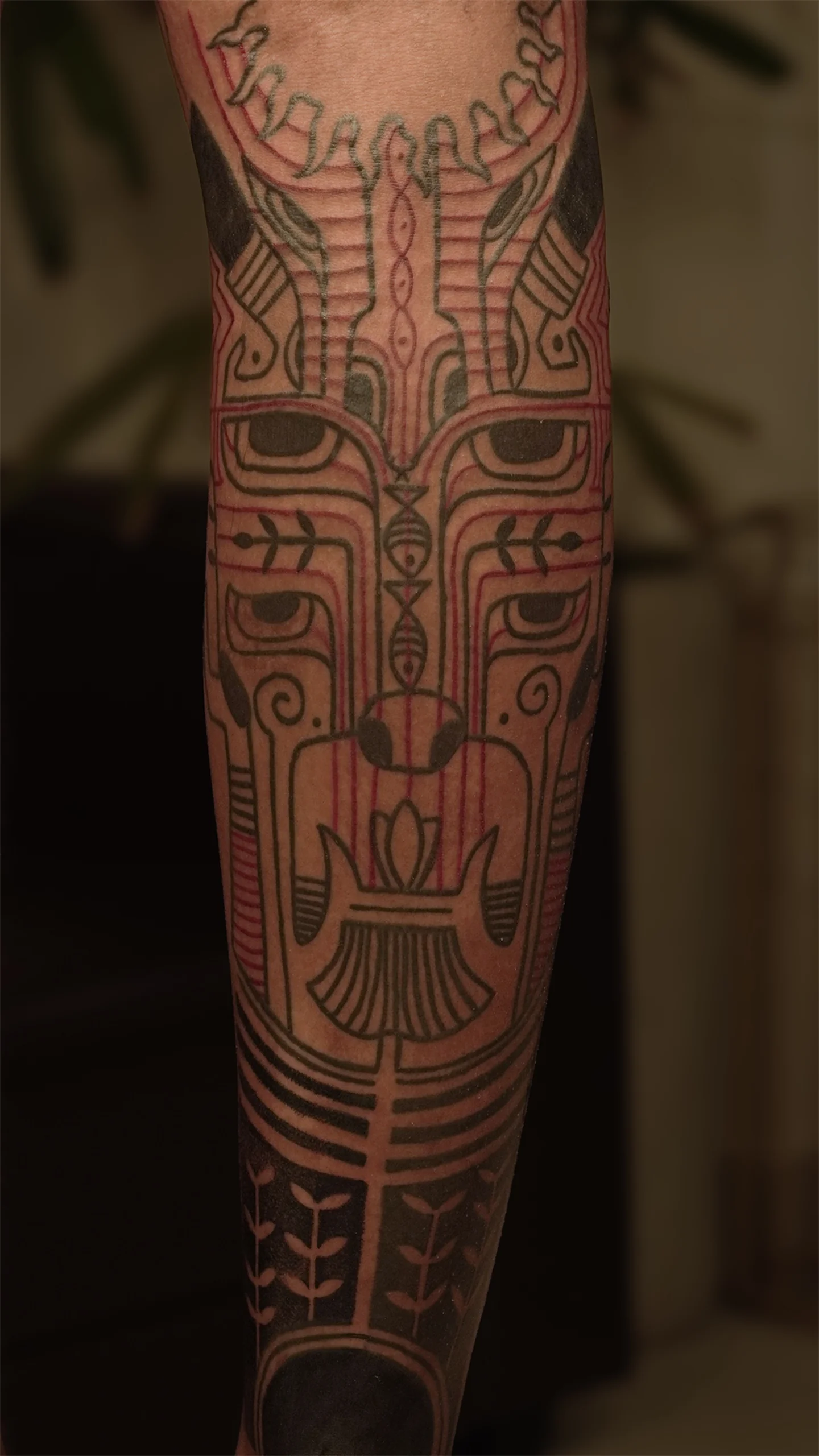 Black and grey semi-realism portrait tattoo with smooth shading by Eric Edward