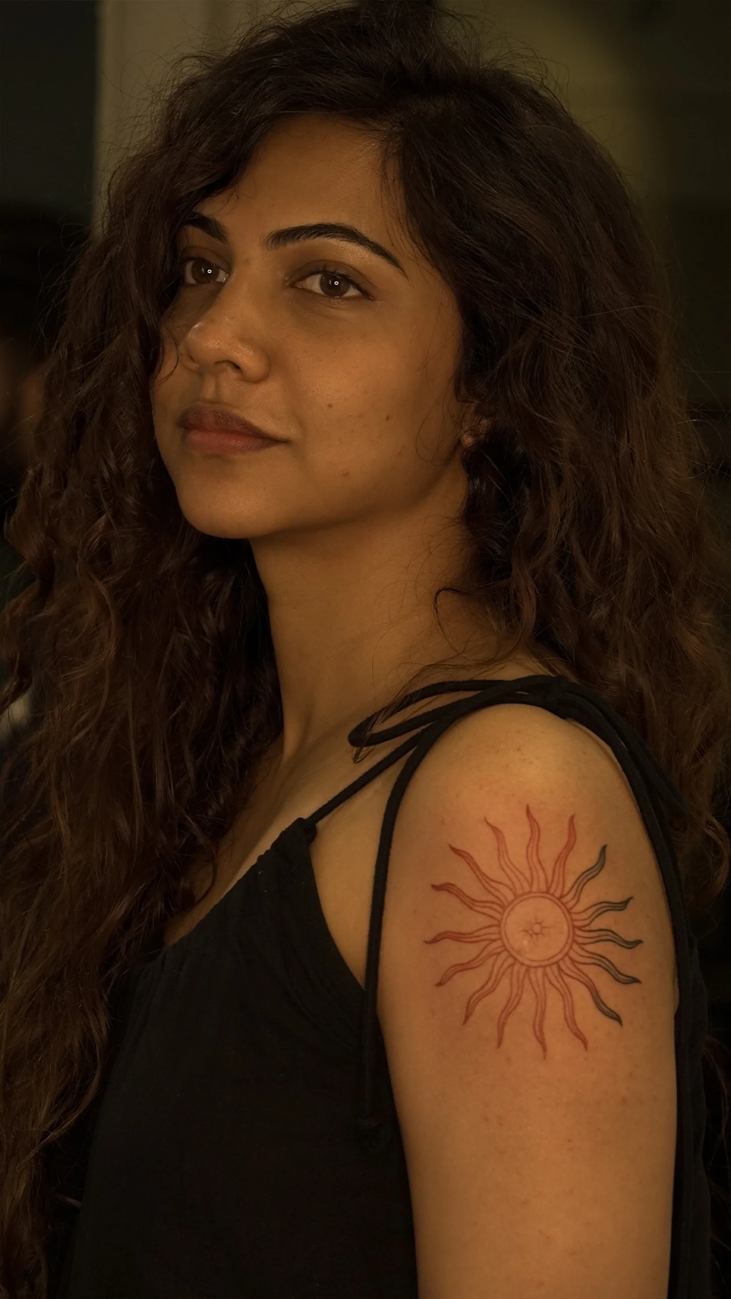 Portrait-style black and grey tattoo with smooth tonal shading by Eric Edward